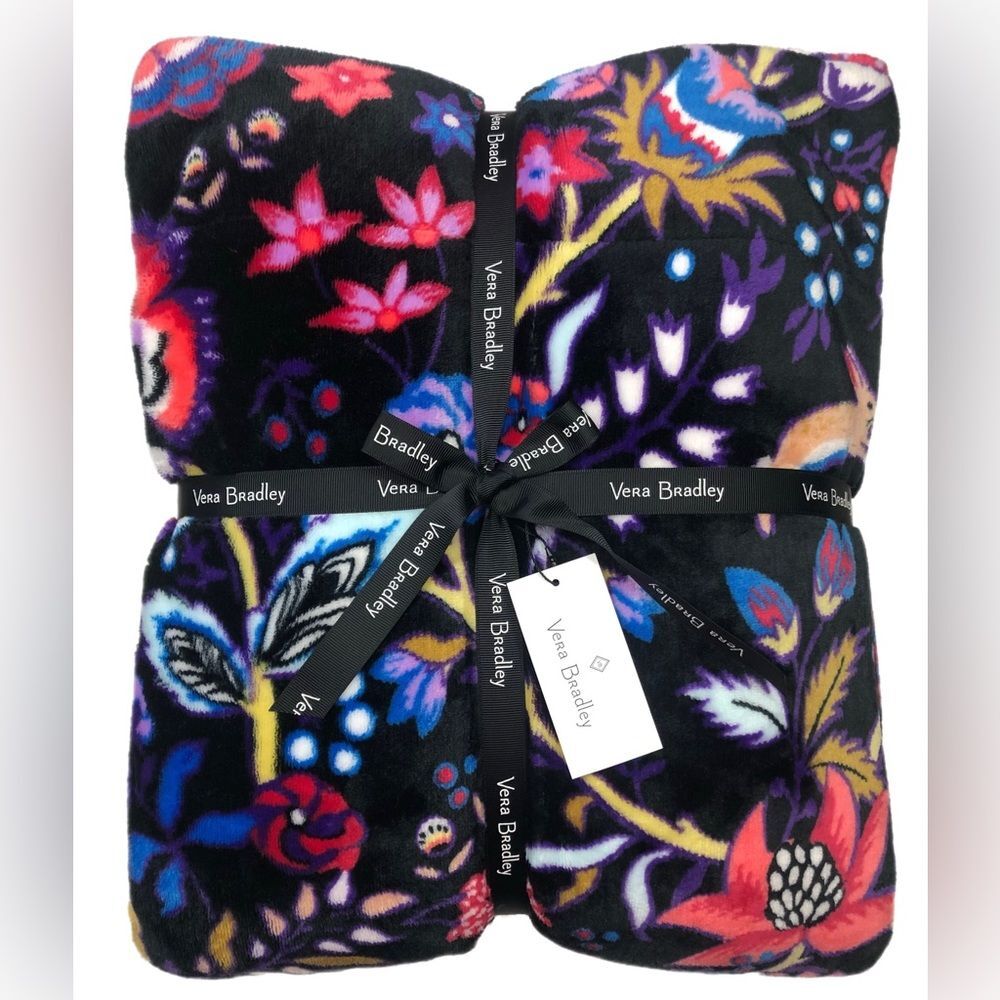 Vera Bradley Foxwood Cozy Life Throw Blanket